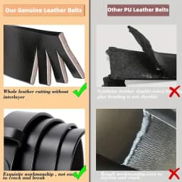 Casual Belt Women Leather Belts for Jeans Pants Fashion Dress Belt for Women with Solid Pin Buckle