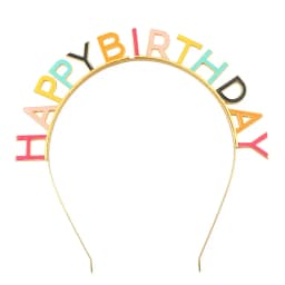 1PC Birthday Party Headband IT 'S MY BIRTHDAY Drip Oil Colorful Letters Birthday Crown Girl Headband