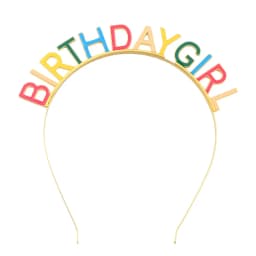 1PC Birthday Party Headband IT 'S MY BIRTHDAY Drip Oil Colorful Letters Birthday Crown Girl Headband