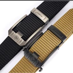 Metal Automatic Buckle Canvas Men Belt Thick Nylon Jeans Pants Belt Casual Outdoor Multifunctional Tactical Designer Male Belts
