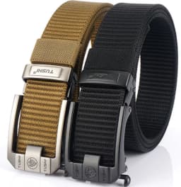 Metal Automatic Buckle Canvas Men Belt Thick Nylon Jeans Pants Belt Casual Outdoor Multifunctional Tactical Designer Male Belts