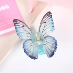 Butterfly Shark Claw 3D Colorful Butterfly Hair Claw Pack Elegant Hair Clips Summer Holiday EssentialShark Clip Hair Accessories