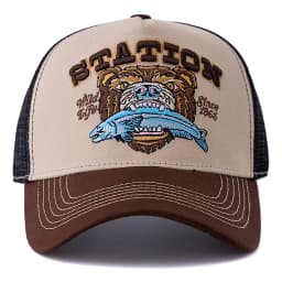 Hot Sale Unisex Bear Head Pattern Cap Summer Breathable Trucker Hat Man Women Outdoor Fishing Snapback Cap