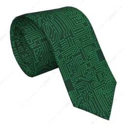 Computer Circuit Board Men'S Ties Classic Silk Mens Neckties Novelty Soft Neck Tie For Formal Business Ties Wedding Party