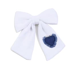 Fashion Denim Heart Sporty Style Hairband Hair Clip Accessory for Women And Girls mini cilp baby band girl clip