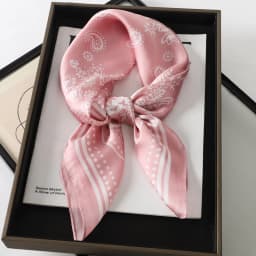 Luxury Brand Silk Square Paisley Scarf Women Satin Neck Hair Tie Band Soft Bandana Neckerchife 2025 Hijab Head Female Foulard
