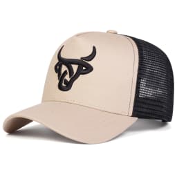 Unisex Ox Head Embroidery Baseball Net Caps Spring and Summer Outdoor Adjustable Casual Hats Hip Hop Hat Sunscreen Hat