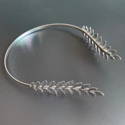 Fashion Olive leaves Back-worn Leaf Metal Headband Vintage Hair Accessories Bride Crown Wedding Headpieces for Women