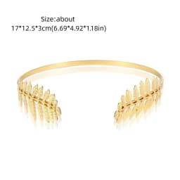 Fashion Olive leaves Back-worn Leaf Metal Headband Vintage Hair Accessories Bride Crown Wedding Headpieces for Women