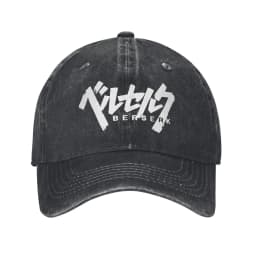 Washed Baseball Cap Berserk Spring Hip Hop Hats For Men Adult Trendy Kpop Rock Sun Baseball Caps