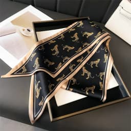 Head Scarf Hair Neck Scarves For Women Purse Bag Scarfs For Handbags Silky Long Thin Satin Headscarf Fashion