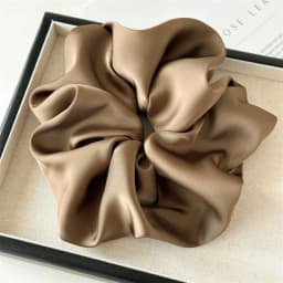 2025 Korean Pure Color Large Scrunchies For Hair Spring New Style Large Colon Hair Ties For Women Fashion Girls Hair Accessories