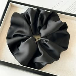 2025 Korean Pure Color Large Scrunchies For Hair Spring New Style Large Colon Hair Ties For Women Fashion Girls Hair Accessories