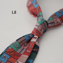 2025 New Vintage Mens Casual Panda Horse Anchor Printed Neckties Gentleman Daily Wear Neck Tie Handmade 8CM Brown Khaki Cravat