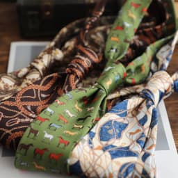 2025 New Vintage Mens Casual Panda Horse Anchor Printed Neckties Gentleman Daily Wear Neck Tie Handmade 8CM Brown Khaki Cravat
