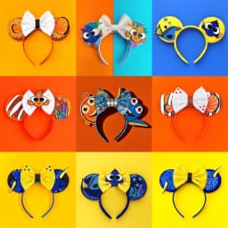 Disney Finding Nemo Headbands For Women Cartoon Clownfish Dory Hairband Kids Mickey Ears Hair Accessories Girl Festival Headwear
