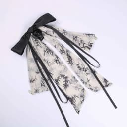 New Chinese Ink Style Bow Hair Clip Long Ribbon Ancient Hanfu Hair Accessory