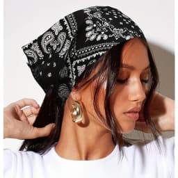 Women Paisley Elastic Boho Headbands Printed Retro Triangular Headscarf Girl Headbands Hair Accessories