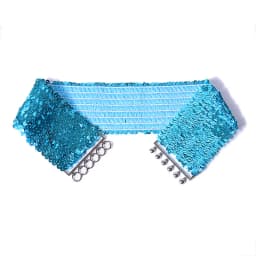 Fashionable women's fish scale sequin waist belt Women's shining decoration matching dance costume waist belt