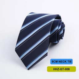 Polyester 8cm Striped Dots Men's Tie Suitable For Wedding Parties Work Black Blue Navy Colors Necktie
