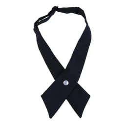 Wedding Business for School Costume Ribbon Tie Solid Color Shirt Accessory Uniform Cravat Neck Ties JK Bow Tie Cross Bow Tie