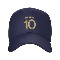 Personalized Mbappes 10 Football Baseball Cap Outdoor Women Men's Adjustable French KM Soccer Dad Hat Autumn