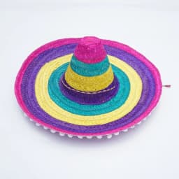 Summer Mexican Party Hat Colorful Wide Brim Straw Hats Men Women Summer Outdoor Sun Hat Sombrero Halloween Party Decor