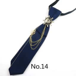 2025 New Luxury Ribbon Neckties Crystal Rhinestone Black Navy Ties For Men Women Brooch Lazy-ties School Uniform Collar Cravat