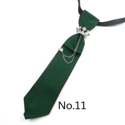 2025 New Luxury Ribbon Neckties Crystal Rhinestone Black Navy Ties For Men Women Brooch Lazy-ties School Uniform Collar Cravat