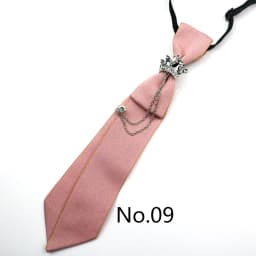 2025 New Luxury Ribbon Neckties Crystal Rhinestone Black Navy Ties For Men Women Brooch Lazy-ties School Uniform Collar Cravat