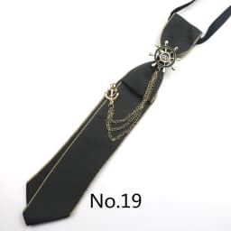 2025 New Luxury Ribbon Neckties Crystal Rhinestone Black Navy Ties For Men Women Brooch Lazy-ties School Uniform Collar Cravat
