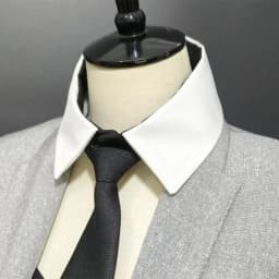 Fashionable Shirt False Collar with Necktie Front for Women's Detachable Collar