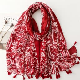 Luxury New Fashion Spot Print Ladies Women Scarf Female Cotton Linen Shawl Tassel Four Seasons Muslim Hijab Wrap Ventilate