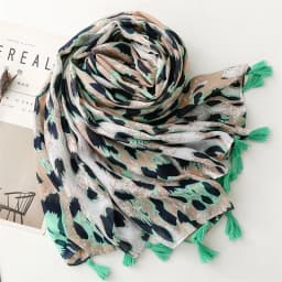 Luxury New Fashion Spot Print Ladies Women Scarf Female Cotton Linen Shawl Tassel Four Seasons Muslim Hijab Wrap Ventilate