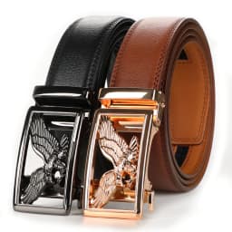 Men's Belt With Alloy Automatic Buckle, Fashion Men's Business Leisure Belt