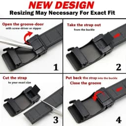 Men's Belt With Alloy Automatic Buckle, Fashion Men's Business Leisure Belt