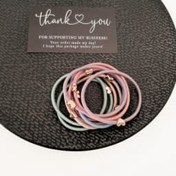 High Elasticity Geometric Hair Rope Simple Temperament Tied Hair Loop 10pc Spring Colorful Heart Elastic Hair Bands