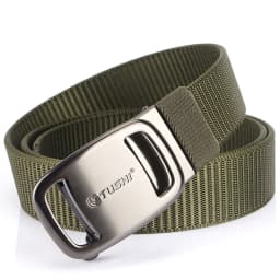 TUSHI New Tactical Belt Nylon Military Army Belt Outdoor Metal Buckle Police Heavy Duty Men's Training Hunting Belt