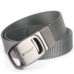 TUSHI New Tactical Belt Nylon Military Army Belt Outdoor Metal Buckle Police Heavy Duty Men's Training Hunting Belt