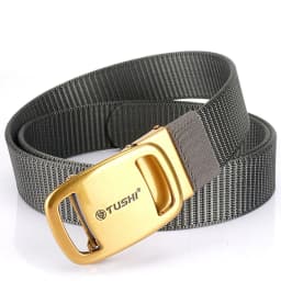 TUSHI New Tactical Belt Nylon Military Army Belt Outdoor Metal Buckle Police Heavy Duty Men's Training Hunting Belt
