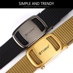 TUSHI New Tactical Belt Nylon Military Army Belt Outdoor Metal Buckle Police Heavy Duty Men's Training Hunting Belt