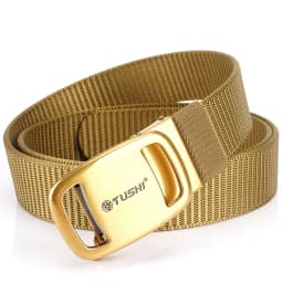 TUSHI New Tactical Belt Nylon Military Army Belt Outdoor Metal Buckle Police Heavy Duty Men's Training Hunting Belt