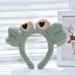 Cute Crab Big Eyes Pink Blue Yellow Red Green Orange Non-Slip Fluffy Hair Hoop Headbands Headwear For Women