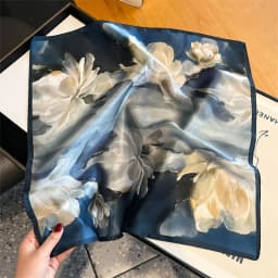 100 %Natural Silk Mulberry Scarf Women Fashion Neck Scarfs Office Lady Hair Foulard Kerchief Female Bandana Shawl Scarves