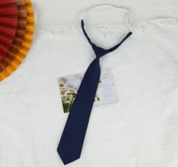 JK Small Necktie Free Black Wine Red Solid Dark Blue Korean Blended Student Basic Style School Uniform Class