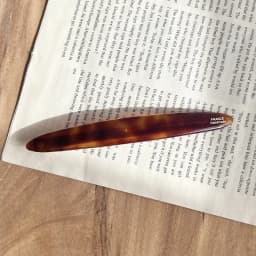 France, South Korea retro temperament one word clip French deep caramel amber hair clip on the back of the head