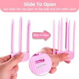 2PCS Hair Volume Clip for Fluffy Bangs, Easy High Crown Volume Comb for Women, Volumizing Hair Clips Instant No-Trace Hair Root