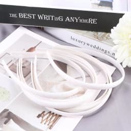 10Pcs White Fashion No Teeth Hairband Plain Lady Plastic Hair Band Headband Girl Hair Accessories