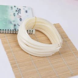 10Pcs White Fashion No Teeth Hairband Plain Lady Plastic Hair Band Headband Girl Hair Accessories