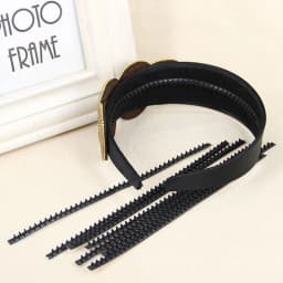 NEW KOREA DESIGN plastic comb teeth on headband with adhesive hair band accessories 0.5*18cm